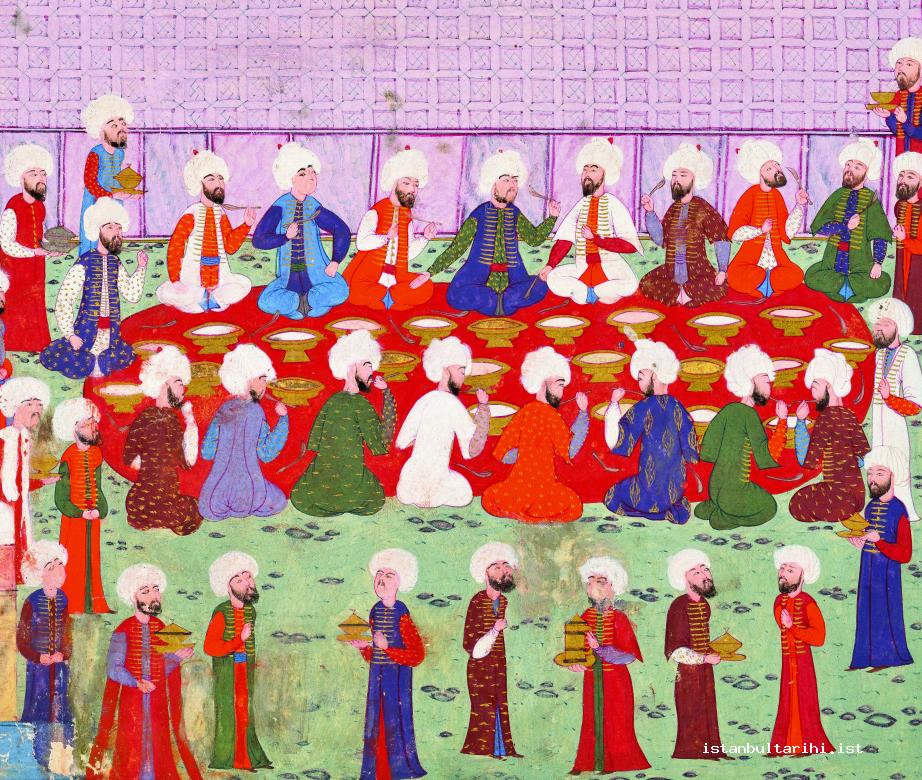 	آداب و رسوم آشپزی استانبول عثمانی - بیر ضیافت سوفره سی