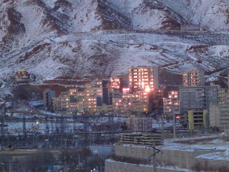 عینالی - رشدیه -غروب
